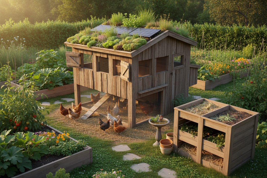 How to Create a Sustainable, Natural Chicken Coop at Home