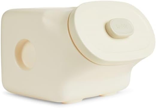 Reddy White Airtight Food Storage Container for Dogs, Medium, 25 lbs.