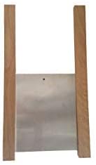 ChickenGuard Classic Door Kit Combi - 'Extreme' Auto Coop Door Opener Plus Aluminium Pop Hole Door with Oak Runners, Indoor/Outdoor Automatic Chicken Coop, Backyard Hen House Accessory