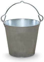 Little Giant® Galvanized Dairy Pail | Metal Bucket | Utility Bucket with Handle | Gardening & Farming Bucket | 12 Quart