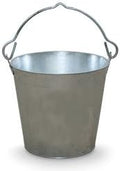 Little Giant® Galvanized Dairy Pail | Metal Bucket | Utility Bucket with Handle | Gardening & Farming Bucket | 12 Quart