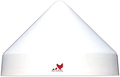 RentACoop Anti-Roost Cone for 5 Gallon Round Chicken Bucket Waterers and 20lb Feeders