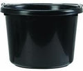 Little Giant Farm & Ag P8BLACK 8 Quart Black Plastic Buckets