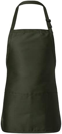 Personalized APRON with Pouch Pocket Adult Q4250 / Embroidery Text Apron/Custom Text Apron/Embroidery Apron