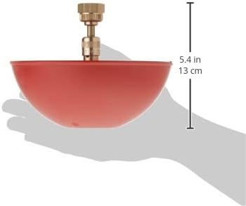 Little Giant® Automatic Poultry Fount | Game Bird Fount | Heavy Duty Plastic | Waterer Bowl with Hose Attachment | 2 Pints