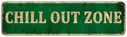 Metal Tin Sign - Novelty Street Sign for Home, Restaurant, Bar, Cafe, Garage, Farmhouse - 4''x16''