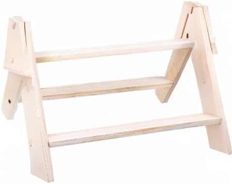 Chicken Wooden Jungle, 1 Pc Birds Gym, Chick Perch Wood Stand Chicken Cage Wood Roosting Bar Toys for Coop and Brooder for s Hens Chicks |43X34X25.5CM