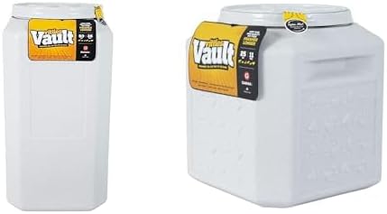 Gamma2 Vittles Vault Pet Food Storage Container Bundle - 80lbs [14" L x 28" H] & 25lbs [12" L x 13.75" H] Sealed Dog and Cat Food Containers, Made in USA
