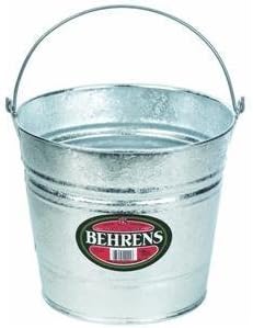Behrens Metal Pail Galvanized 10 Qt