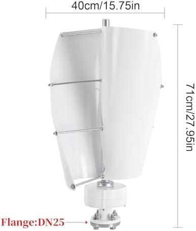10000W Veal Axis Wind Generator with MPPT Controller - Efficient 12V Renewable Energy Solution for RV, Yacht, Farm, Off-Grid Power, Eco-Friendly Wind Turbine