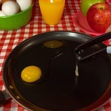 The Original Egg Tool. Engineered to instantly pick up that nasty glob of chalaza membrane off egg yolks. Picks up broken eggshell fragments with ease. Essential Kitchen Tool for food competitions.