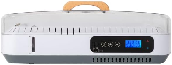 35-Egg Incubator with Automatic Turning – Digital Temperature & Humidity Control, Water Alarm, Adjustable Rollers for Chicken, Duck, Quail, and Bird Eggs
