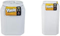 Gamma2 Vittles Vault Pet Food Storage Container Bundle - Sealed Dog & Cat Food Containers (50lbs [14" L x 20" H] & 80lbs [14" L x 28" H]) - Made in USA