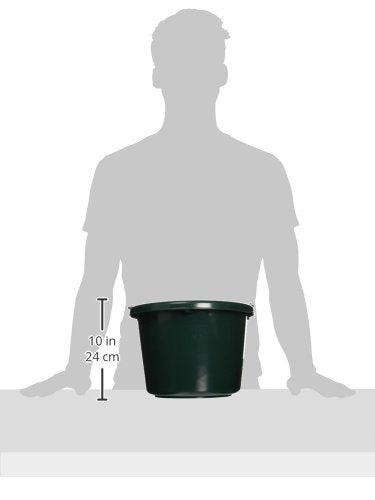 FORTEX Industries 380568 Utility Pail Dark Green, 8 Quart