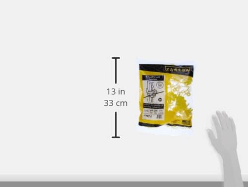 Zareba T-Post Pin-Lock Insulators for Electric Fences - Yellow, 25 Pack, ITPLY-Z - Includes 25 Insulators - Secure Hold, Easy to Release