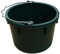 8 Quart / 2 Gallon Dark Green Poly Resin Farm/Ranch/Home/Shop Utility Bucket Pail - Pack of (2)