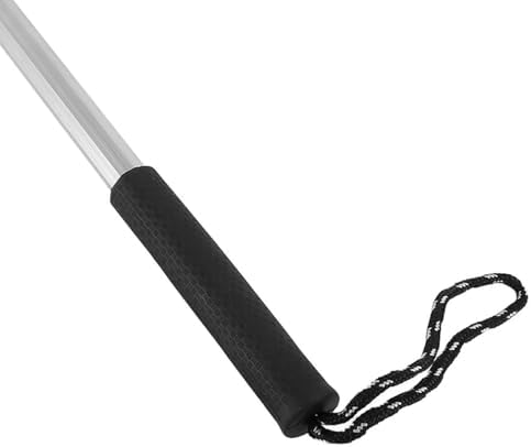 Diydeg Chicken Poop Scooper, Adjustable Stainless Steel Detachable Metal Litter Scoop Sifting Shovel for Cleaning Chicken Coop, Non Stick Poultry Waste Sifter Shovel with Long Handle (A