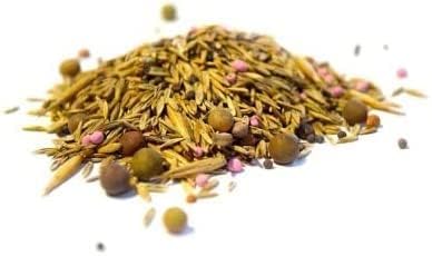 Chicken Forage Seed Mix - Better Eggs and Meat, Annual Ryegrass, Perennial Ryegrass, Buckwheat, Flax, Millet, Forage Peas, Red Clover, Alfalfa, Sunflowers (5 Pounds)