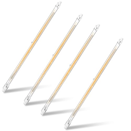 400W Chicken Coop Heater Bulb, Replacement Bulb Accessories for Chicken Heat Lamp - Bulb 400W - 4 Pack, Glass, Brooder Heater Tubes for Chicks by VORIGY