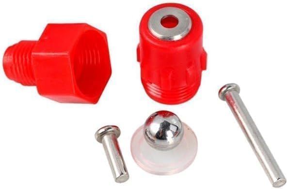 10Pcs Red Automatic Poultry Easy Installation Watering Nipples Chicken Drinkers,Water Nipple Drinker Feeders Hen Duck Screw Style Easy to Clean and Store,Poultry Feeding and Watering Supplies