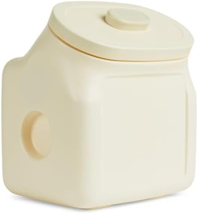Reddy White Airtight Food Storage Container for Dogs, Medium, 25 lbs.