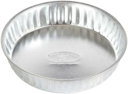 Little Giant® 1 Gallon Galvanized Pan | Steel Feeding Pan for Livestock