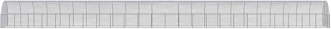 Large Metal Chicken Coop, Walk-in Poultry Cage for Backyard, Galvanized Steel Run for Hens, Ducks, and Small Animals, 9.8 x 9.8 x 6.6 ft Outdoor Enclosure