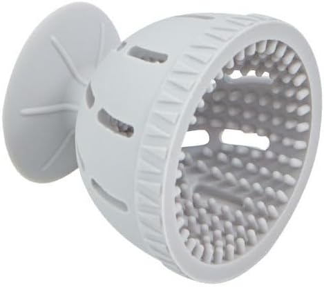 Silicone Egg Wash and Brush, Egg Wash and Brush, Egg and Duck Egg Cleaning Brush, for Removing Dirt and Debris from Eggshells, Suitable for Homes, Restaurants and Farms Egg Collector(Gray)