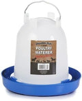 Double-Tuf® Plastic Poultry Waterer | Durable Watering Container | Hanging Chicken Waterer No Waste | 5 Quart