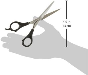 TAMSCO Bird Feather Scissor 6-Inch Plastic Handle Stainless Steel Plastic Molded Handles Beveled Edge Micro Serrated Blades Great for Grooming Bird Feathers