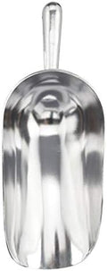 HIC Kitchen Flat Bottom Food Utility Scoop, 14-Inches, 57.5-Ounces, Commercial-Grade Anodized Cast Aluminum