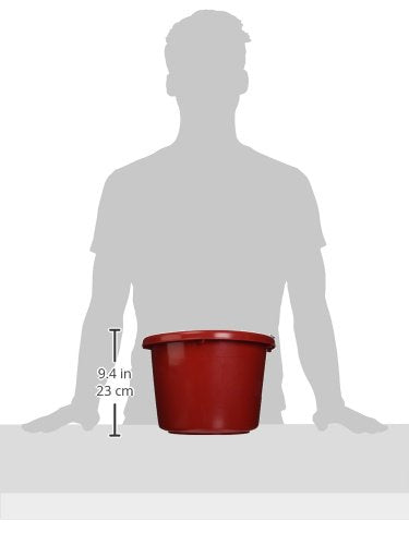 FORTEX Industries 280046 Utility Pail Red, 8 Quart