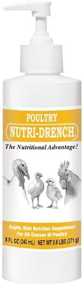 Poultry Nutri-Drench- 8oz. Bottle with Pump
