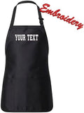 Personalized APRON with Pouch Pocket Adult Q4250 / Embroidery Text Apron/Custom Text Apron/Embroidery Apron