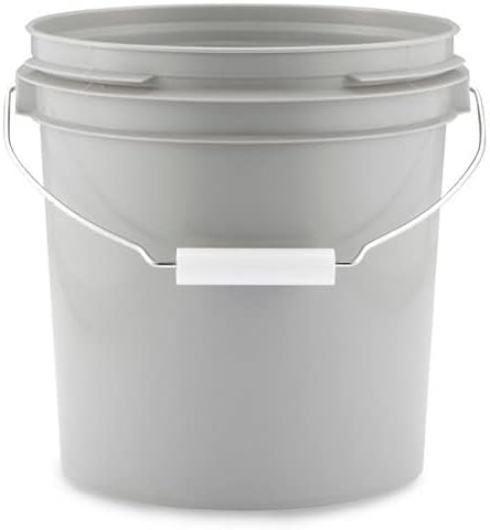 House Naturals 1 Gallon Buckets pails with Lids - Food Grade - BPA Free Plastic containers -(Pack of 6) Made in USA