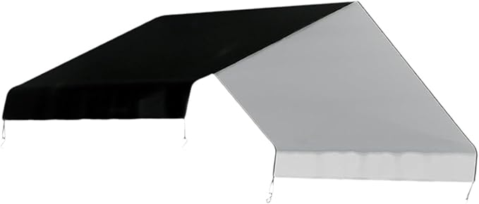 Large Chicken Coop Cover, Sturdy Chicken Coop Tarp Waterproof Cloth Canopy, Black