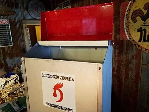 DUNCAN'S FAMILY FARM STORE Space Saving Mountable Steel Poultry Feeder (Front Feed, Front Loading)