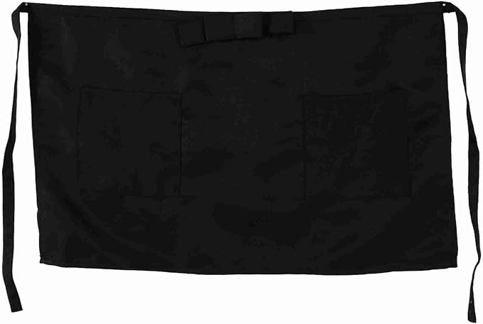 Ymiko Apron, Half Length Aprons With Pockets for Kitchen or Serving
