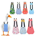 QBLEEV Duck Diapers for Pekin Ducks & Chickens - Red dots, Cotton & Polyester, Reusable Indoor Poultry by QBLEEV