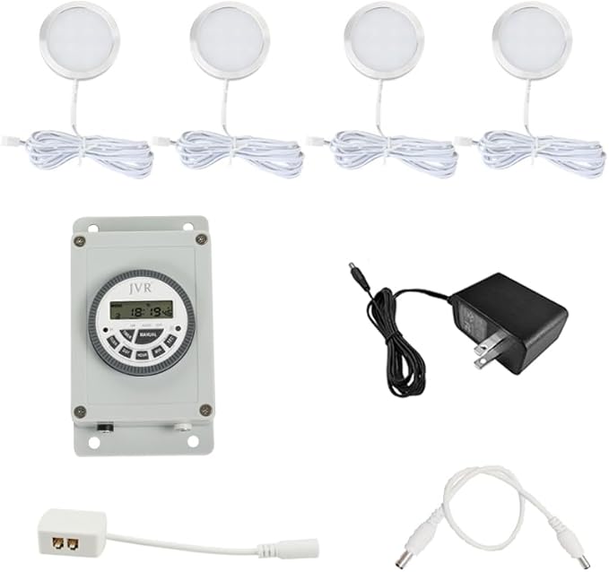 JVR Chicken Coop Light with Timer- Automatic Smart LED Laylight Daylight Extension to Boost Egg Production