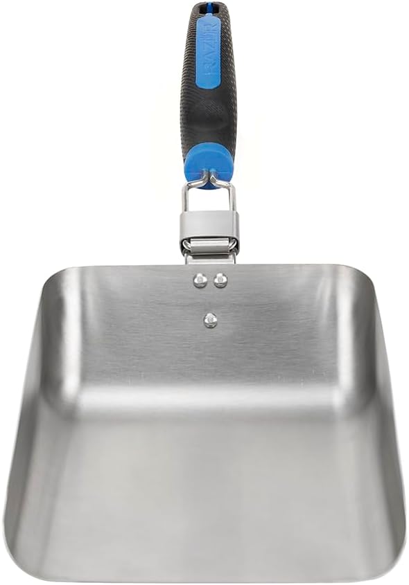 Razor Griddle Food Scooper, Multi-Purpose Stainless Steel Griddle Food Mover, Extra-Large Scooper for Bulk Meals, Vegies for Outdoor Cooking, BBQ, Grilling, Shovel Spatula for Stir Fry & More -08835RZ