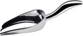 Ice Scoop for Freezer Stainless Steel Ice Flour Utility Scoop for Ice Maker Kitchen Bar Party Wedding, Heavy Duty, Dishwasher Safe 6 OZ Utility Flour Scoop (Curled Handle-1pc)