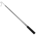 Beaupretty Stainless Steel Poultry Catcher Hook Pole with Telescopic Extension 72–145cm for Chicken, Duck, and Goose Handling on Farms and Coops