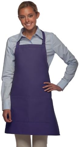DayStar Apparel Bib Apron with Center Divided Pocket - Style #212