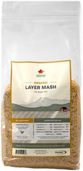 Layer Mash [3KG], Vegetable Flavor - Hen Feed for Laying Hens, All Life Stages, 1 Count, 3 kg, Organic Grains, Non-GMO, Chunk