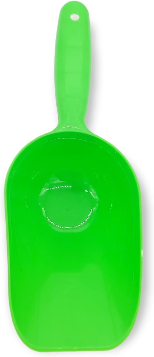 Handy Housewares Colorful BPA-Free Pet Food Scoop - Measures Up To 1 Cup (Green, 1 Pack)