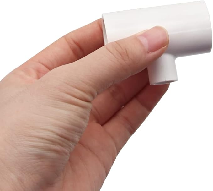 PVC Tee Fittings for Threaded Nipples Chicken Waterer- Reducing Tee Fittings for Schedule 40 PVC Piping with 1/8'' FPT Threads (20)