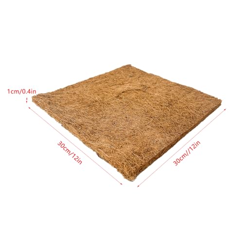 2 Pack Nest Box Pads Laying Hen Nesting Pads Brooder Pads Liners Excelsior Chicken Bedding - 30*30 cm/12*12 in, Brown, Coconut Palm Fiber - Image 2