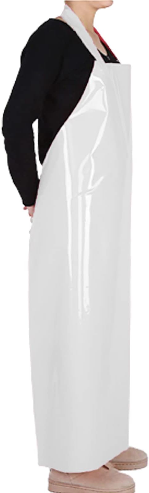 ELEBOX Waterproof Oil Proof Bib Apron Utility Apron Chemical Resistant Apron with Sleeve Work Apron Ultra Lightweight