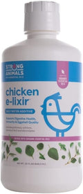 Chicken E-lixir – Natural Daily Chicken Supplement with Organic Oregano Essential Oils, Vitamins & Electrolytes for Backyard Chickens (32 oz. Bottle)